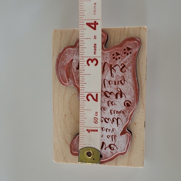 Dog Stamp Dog Stamps for Crafts Love with All Your Heart Deep Red Furry Friends - Picture 9 of 16